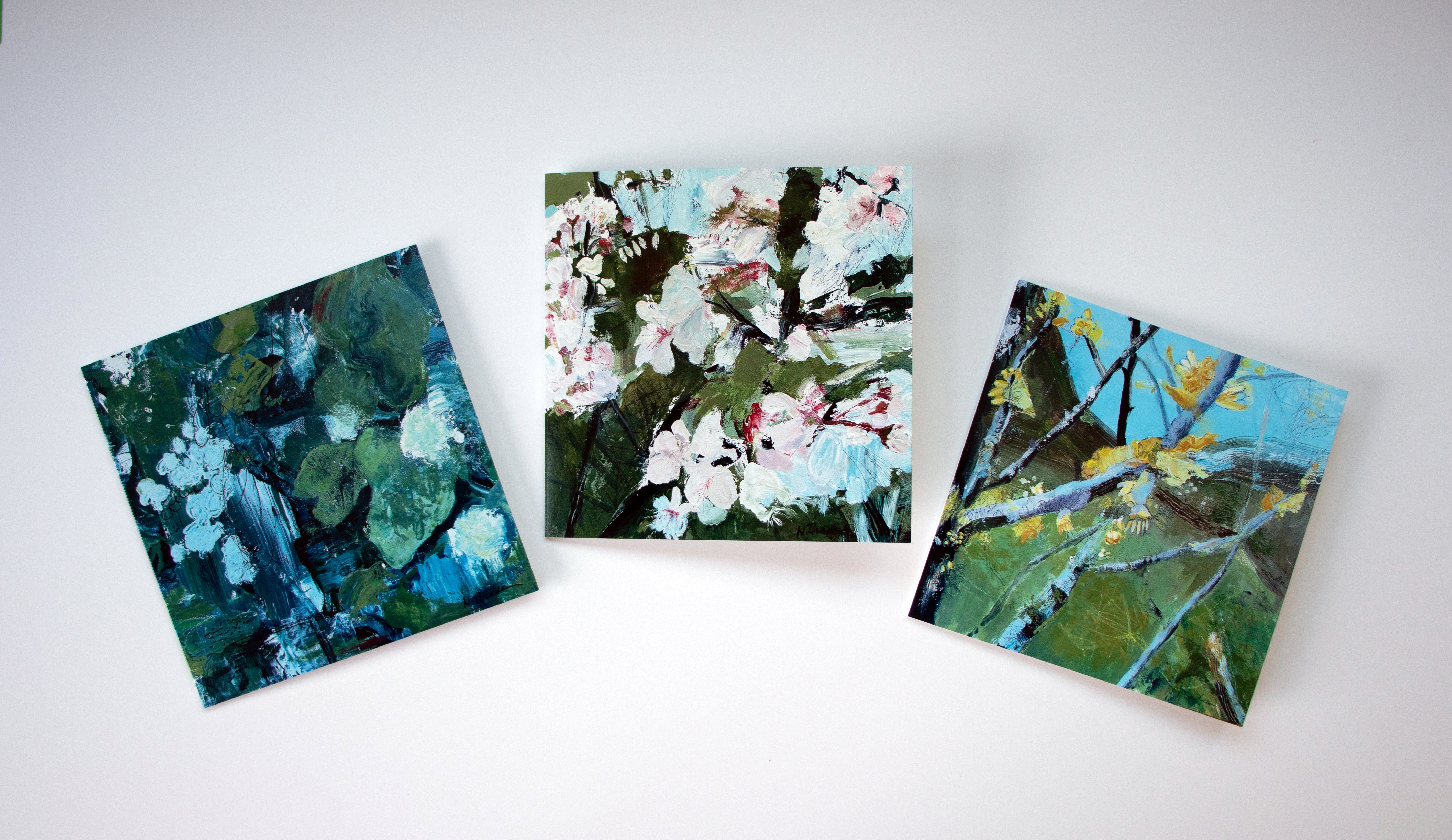 Spring Series Note Cards, set of 9