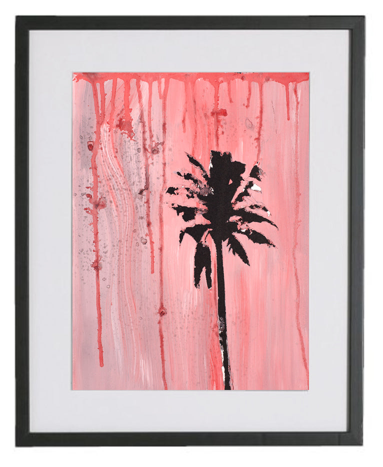 Pink Palm Limited Edition Print